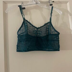 Lace Bralette in Teal